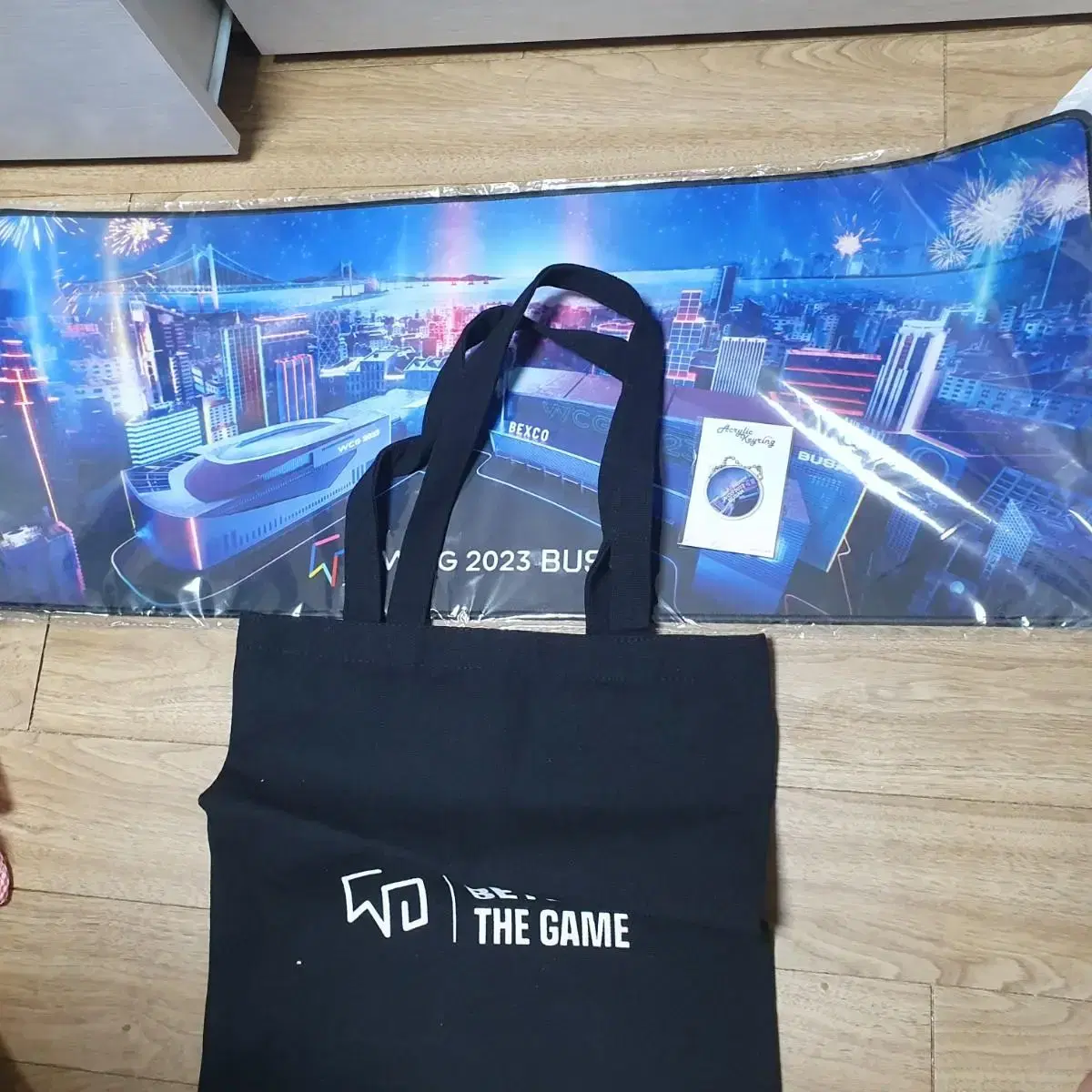 WCG 장패드, 에코백, 키링